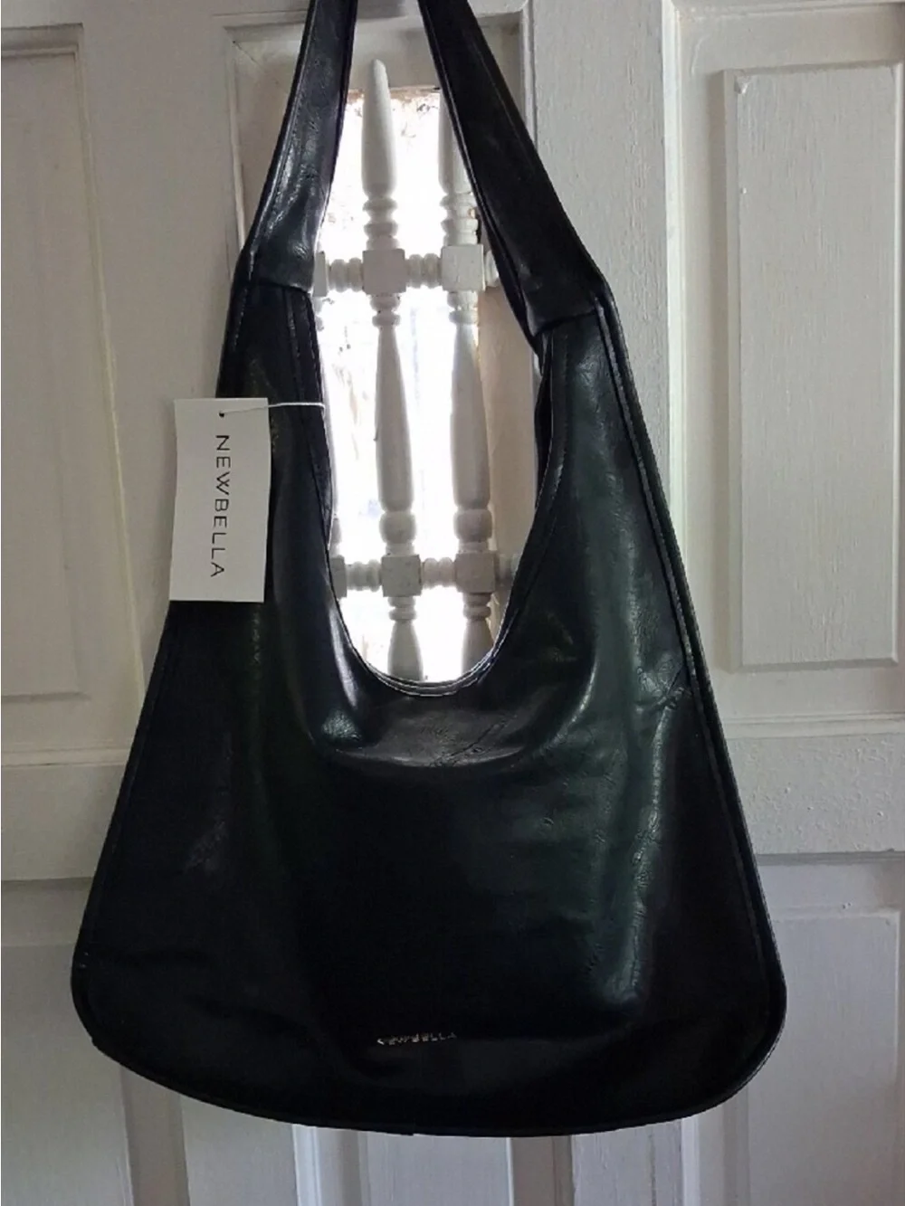 Newbella Women's Black Hobo Shoulder Bag